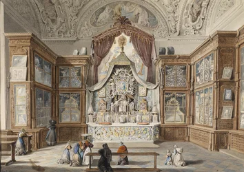 La chambre du trésor à Mariazell en 1835